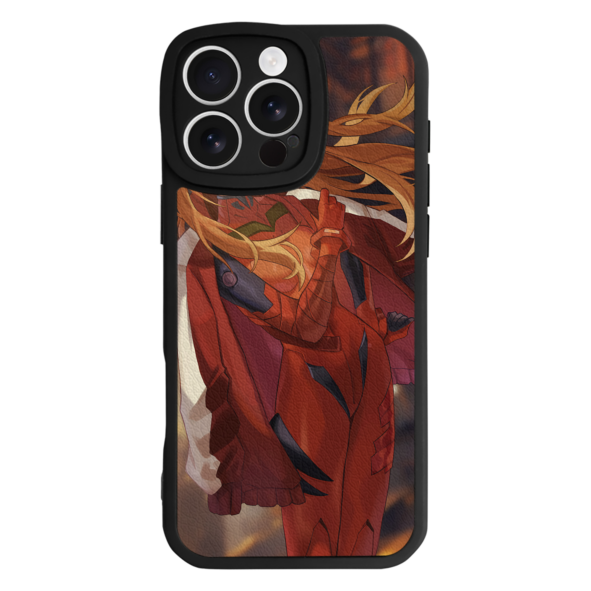 （画像用） EVA 新世紀エヴァンゲリオン 【iPhone 16シリーズ対応】シリコンスマホケース（レザー調） 材質：シリコン